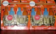 (4) FEBREZE Plug Dual Scented Oil refills PUMPKIN PATCH