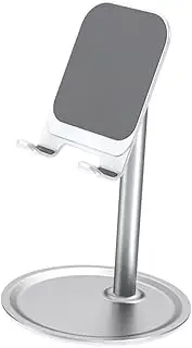 iplusmile Desktop Phone Bracket Phone Live Holder with Slip Base for Home Office and Streaming White