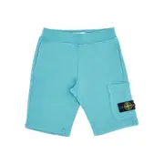 [STONE ISLAND] STONE ISLAND Sweatshorts with logo badge Kids 14Y 14Y Blue