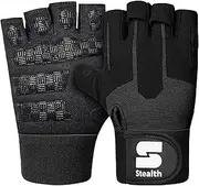 Stealth Sports Weight lifting Workout Calisthenics Gloves Men Women Non-Slip Gel Padded Grip Full Palm Protection for Pull ups Gym Training Fitness Rowing Weightlifting Bodybuilding Exercise Gloves,R7