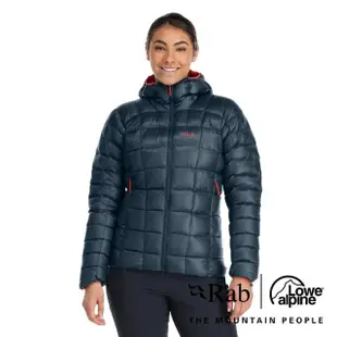 【RAB】Mythic Alpine Jacket Wmns 神話輕量羽絨連帽外套 女款 獵戶藍 #QDB46