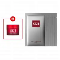 在飛比找Yahoo奇摩購物中心優惠-*SK-II 青春敷面膜6片入/盒裝 贈致臻肌活能量活膚霜1