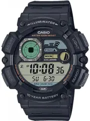 Casio Sports WS-1500H-1AVEF Grey Dial Black Resin Mens Watch