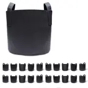 20-Pack 2 Gallon Grow Bags, Fabric Pots Container Aeration Fabric Pots with9400