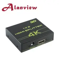 在飛比找momo購物網優惠-【Alanview】HDMI 4K2K 一進二出分配器 UH