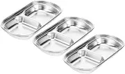 PEPLAYTAL 3pcs Stainless Steel Sauce Dish Creative Dipping Bowls for Seasoning Appetizers and Condiments Food Sauce Dishes for Home and Restaurant Use