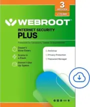 Webroot AntiVirus 2025 | 2 YEARS protection for 3 PC/MAC | Fast Shippimg