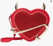 Betsey Johnson Devil in The Details Crossbody Red New With Tags