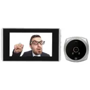 Smart Cat Eye Video Doorbell With 4.5 1080P Hd Screen Night Vision & Motion Detection