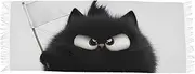 [XYMZR] Black Cat White Flag Women’s Scarf Soft Warm Long Scarves Shawl Wrap for Winter Autumn Spring Travel Office Home, Multi-colored