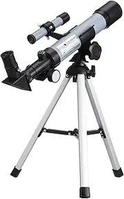 NOLITOY Astronomical Telescope 90° Vertical Adjustment 360° Horizontal Refracting Telescope for Boys and Girls Adults