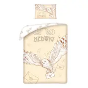 Harry Potter Hedwig Owl Quilt Cover Set for Toddler Bed