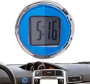 Car Dashboard Clock - Bast Vent Clock - Digital Automatic Clock | Waterproof Electronic Dash Decoration for Truck, Boat, Motorcycle, Compact Interior Accessory
