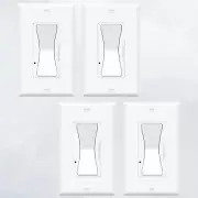 4Packs Dimmer Light Switch- Single Pole or 3-Way for LED /Incand/CFL ETL Listed