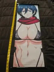 Attack on Titan Mikasa Ackerman Sexy Scroll Poster- --30" x 10"