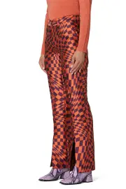 Warped Check Jacquard Pant