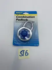 Brand New/Sealed #7150 Stainless Steel Combination Padlock Safety 1st