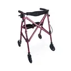 Able Life Space Saver Rollator, Lightweight Folding Mobility Rolling Walker f...