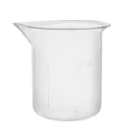 Plastic Beaker, 25ml - Polypropylene - Raised Graduations - Eisco Labs