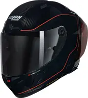 Nolan X-804 RS Ultra Carbon Asso Di Picche 342, full face helmet , color: Black/Red , size: M