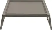 Dial Industries Lap, Bed or Sofa Tray, Breakfast in Bed Table with Folding Legs, Grey, 2 Pack