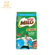 NESTLE MILO Hi-Fibre Chocolate Malt Powder Softpack 900g - Halal Certified