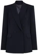Marina Rinaldi Anabela Double-breasted Blazer - Navy - 21 (UK16 / XL) 21 (UK16 / XL)
