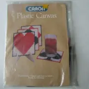Caron Plastic Canvas Playing Card Coasters w/Holder #4252 NOS