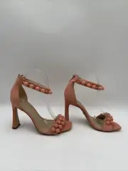 NWB Sam Edelman Luella Women's Beaded Heels Canyon Clay Size 7.5M