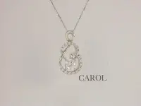 在飛比找Yahoo!奇摩拍賣優惠-【CAROL 唯鉑金】18K鑽石項鍊 優雅50分系列【鑽戒 