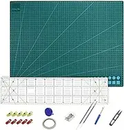 Cutting Mat Set - Quilting Kit incl. A2(60x45cm) Cutting Mat, Quilting Kit,Quilting Supplies,great for Scrapbooking, Quilting, Sewing and All Arts & Crafts Projects