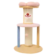 Furbulous 86cm Cat Tower Climbing Tree and Multi Level Scratching Post Circus Style - Small - Circus Style