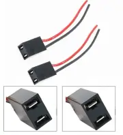Wire Pigtail Female P S H7 Two Harness Head Light High Beam Bulb Socket Replace (for: Volvo)