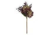 Rogue Artificial Hydrangea Olive Leaves Mix Flowers Bouquet Wedding Home Decor