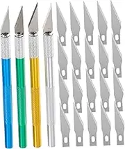 ULDIGI Hobby Craft Knives Kit Art Blades for Stencil Scrapbooking Wood Carving