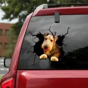 Sale Airedale Terrier decal,Vinyl decal, car decoration,pet,sticker dogs lover