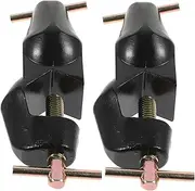 SOESFOUFU 2pcs Heavy Duty Cross Clamps Boss Head Clamp Holders for Lab Stands for Laboratory Equipment and Research Use