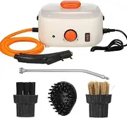 Steam Cleaner, 2500W Handheld Steam Cleaner with 6 Speeds, Portable Steamer Cleaning Machine with 3 Brush Heads, Steamer for Cleaning Grout Tile Car Living Room Kitchen Bathroom