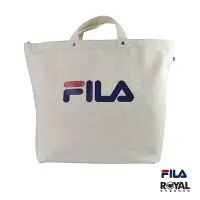 在飛比找樂天市場購物網優惠-【手刀下單 滿額折扣進行中~~】 Fila 米色 兩用帆布包