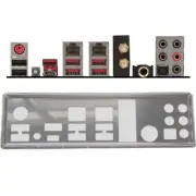 For MSI X99A GODLIKE GAMING CARBON Motherboard IO I/O Shield Backplate OEM