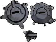 Engine Timing Part Covers Motorcycle Engine Engine Protective Cover Engine Side Cover for Kawasaki Ninja 400 2018-2023 Z400 2019-2023 Engine Guards Starter Cover(1 Set)