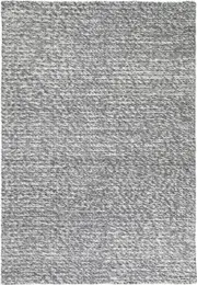 Grace Cue Charcoal Wool Blend Rug