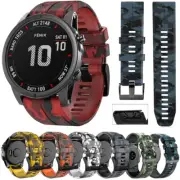 For Garmin Fenix 3 / 3 HR Charlie Silicone Watch Band 26mm Quick Fit Strap