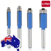 Set of 4 Straight Copy Flush Cut Trim Router Bits 1/4 shaft