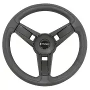 Gussi Italia Giazza Black Golf Cart Steering Wheel For Yamaha Golf Cart