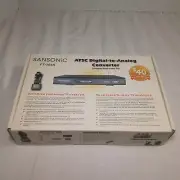 New Sansonic Model FT-300A Digital to Analog Converter ATSC Box w/Remote Unused