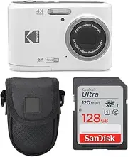Kodak PIXPRO FZ45 Digital Camera + Point & Shoot Camera Case + Sandisk 128GB SDXC Memory Card…