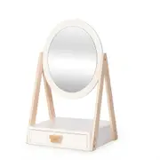 Astrup Role Play Girls Wood Table Mirror w/ Drawer Desk Vanity Room Kids 3y+
