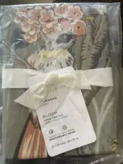 (1) Pottery Barn Floral Bloom Print STANDARD Percale Sham - Green - NEW