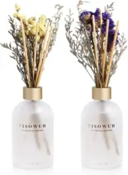 Reed Diffuser - Lavender&Olive 6.76Oz（200Ml） 2 Packs Flower Essential Oil Reed D